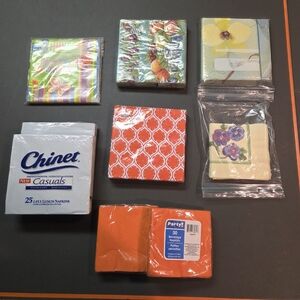 Assorted Decorative Paper Napkin Sets